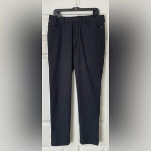 Lululemon ABC Pants Men's 33x32 Gray Classic Fit Warpstreme 5 Pocket Chino
